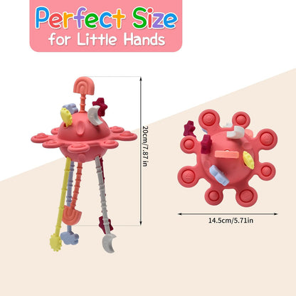 Montessori Silicone Pull & Learn Toy