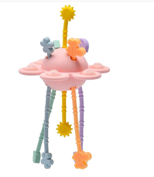 Montessori Silicone Pull & Learn Toy