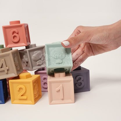 Montessori Squeaky Block Set