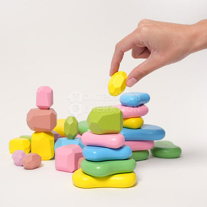 Montessori Stacking Stones