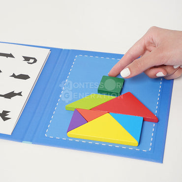 Montessori Magnetic Tangram Book