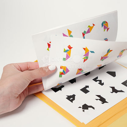 Montessori Magnetic Tangram Book