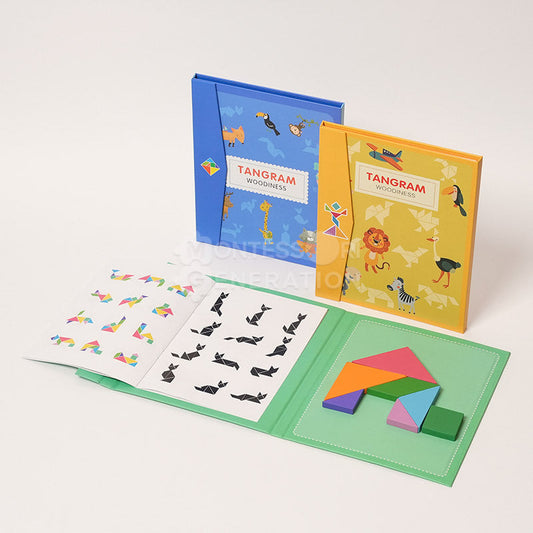 Montessori Magnetic Tangram Book