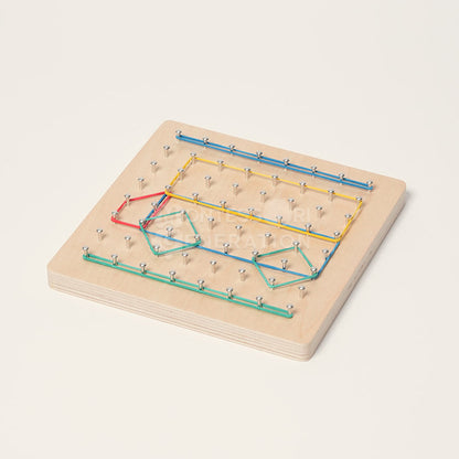 Montessori Wooden Geoboard