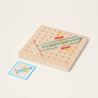 Montessori Wooden Geoboard