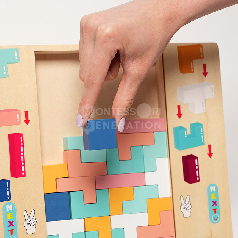 Montessori Wooden Tetris