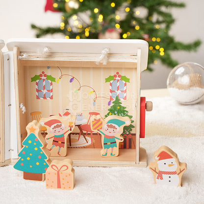 Montessori Xmas Dollhouse